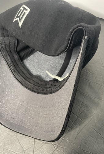 Vintage Nike Golf Tiger Woods Baseball Cap Hat Mens One Size Black Center Swoosh - Picture 8 of 12