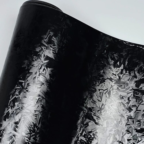 LOT New Carbon Fiber Chopped Strand Forged Vinyl Wrap Films Modification Sticker - Picture 7 of 14