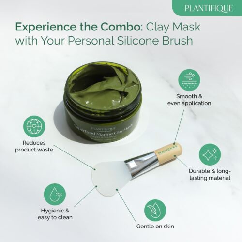 Plantifique Face Masks Skincare Korean Skincare Organic Clay Mask Vegan Face & - Picture 7 of 9