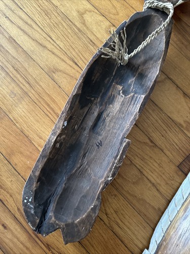 Primitive Mahi-Mahi, Dorado, Dolphin Fish Wood Carving Art - Picture 6 of 14
