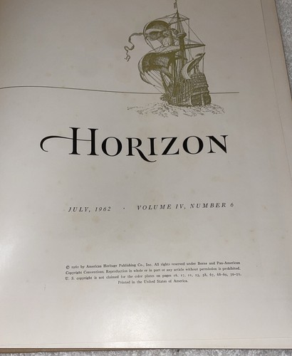 Horizon A Magazine of the Arts July 1962 Renoir Hard Cover - Picture 3 of 10