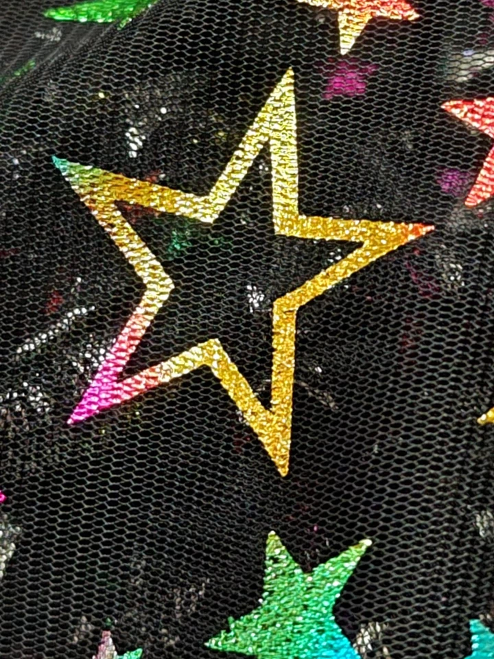 tessuto velo con stelle fluorescenti - Immagine 3 di 3