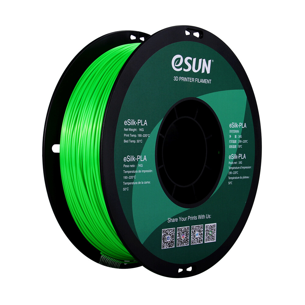 box esilk Esun filament green pla printer spools 3d Printers