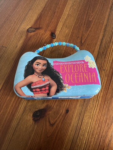 The Tin Box Company Girl Disney Mona Purse With Beaded Handle Explore Oceania - Picture 2 of 10