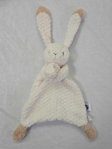 MARY MEYER Bunny Rabbit Lovey Flat Oatmeal Nubby Plush Security Blanket Baby - Picture 2 of 9