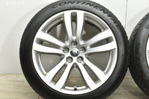 Jaguar XJ X351 Genuine 19" Wheels 9J+49 10J+46 PCD108 w/ Continental Tires - Picture 4 of 8