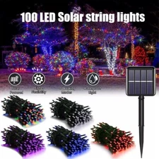 Solar Fairy Lights Outdoor String Lights Christmas LED Waterproof Garden Decor