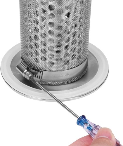 Efficient 2 Inch Inline Tri-Clamp Filter with Replaceable Stainless Steel Screen - Picture 6 of 8