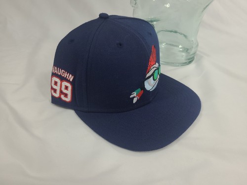 Wild Thing Major League Movie Ricky Vaughn #99 Blue Snapback Hat Headgear - Picture 8 of 12