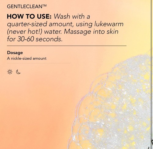 CLEARSTEM Skincare - GENTLECLEAN Vitamin C Infused Calming Wash - Picture 2 of 5