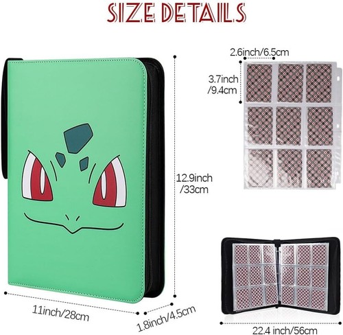 Pokémon Card Binder 9-Pockets Trading Card Binder 900 Pockets - Picture 13 of 27