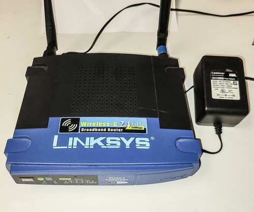 Linksys WRT54GL v1.1 Wireless-G Breitband-Router 2,4 GHz - Bild 1 von 4