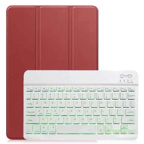 Keyboard Slim Leather Case Cover For Samsung Galaxy TabS9/S9+/S9FE/A9/A9+ Tablet - Picture 37 of 46