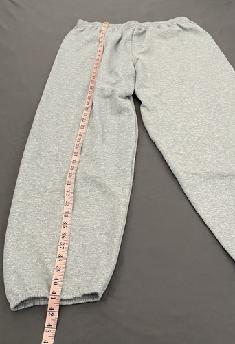 NWOT! Hanes Sweatpants Mens XL Gray Ecosmart Fleece Lined Inner Drawstring Pants - Picture 8 of 9