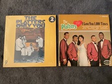 THE PLATTERS 2 Albums LOVE YOU 1,000 TIMES ONLY YOU Tested LP Clean Vinyl