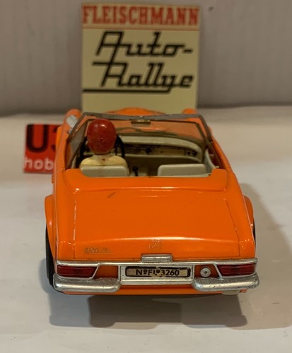 SLOT CAR FLEISCHMANN AUTO RALLYE 3261 MERCEDES BENZ 280SL NARANJA - Picture 3 of 6