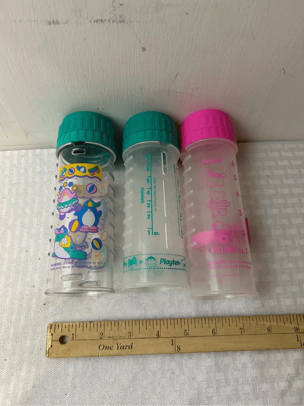 Playtex 3 bottles nursers 1994 1995 1997