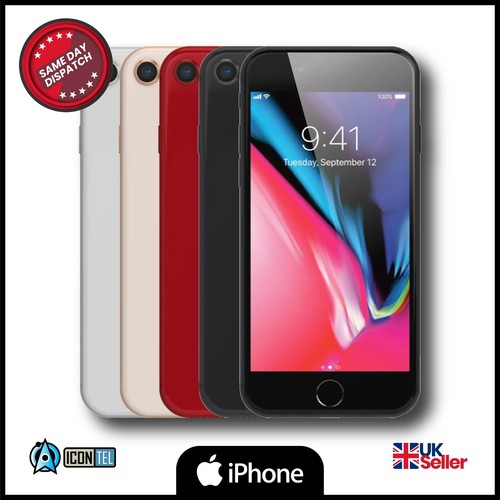 Apple iPhone 8 64GB Unlocked Smartphone 12 Months Warranty Grade " A " Condition - Picture 2 of 17
