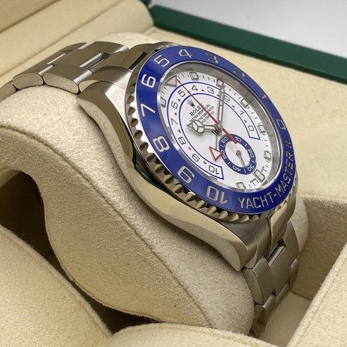 Rolex Yacht-Master II 116680 Steel White Dial Automatic Watch B&P Full Set - Picture 5 of 8
