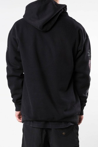 RUSTY Men's Hooded Fleece Pullover HELLMAN - BLK - XLarge - NWT - LAST ONE - Picture 4 of 4