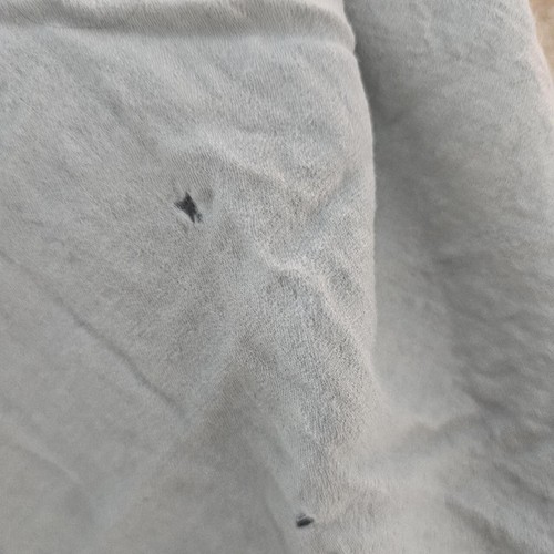 Hand Loomed Wool Light Blue Blanket Shawl Scarf Homespun Victorian Antique 1800s - Picture 4 of 19