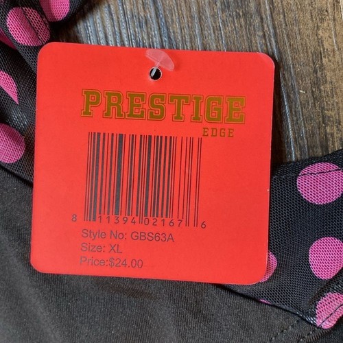 Neu mit Etikett Prestige Edge Bademode Damen gepunktet bedruckt Cutout Seiten XL Badeanzug - Bild 6 von 8