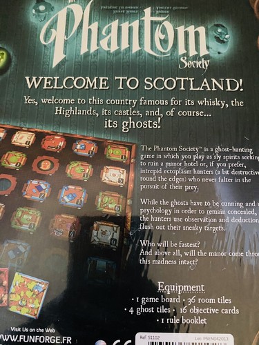 PHANTOM SOCIETY Ghost Hunting Board Game IELLO 2013 NEW Factory Sealed - Picture 5 of 5