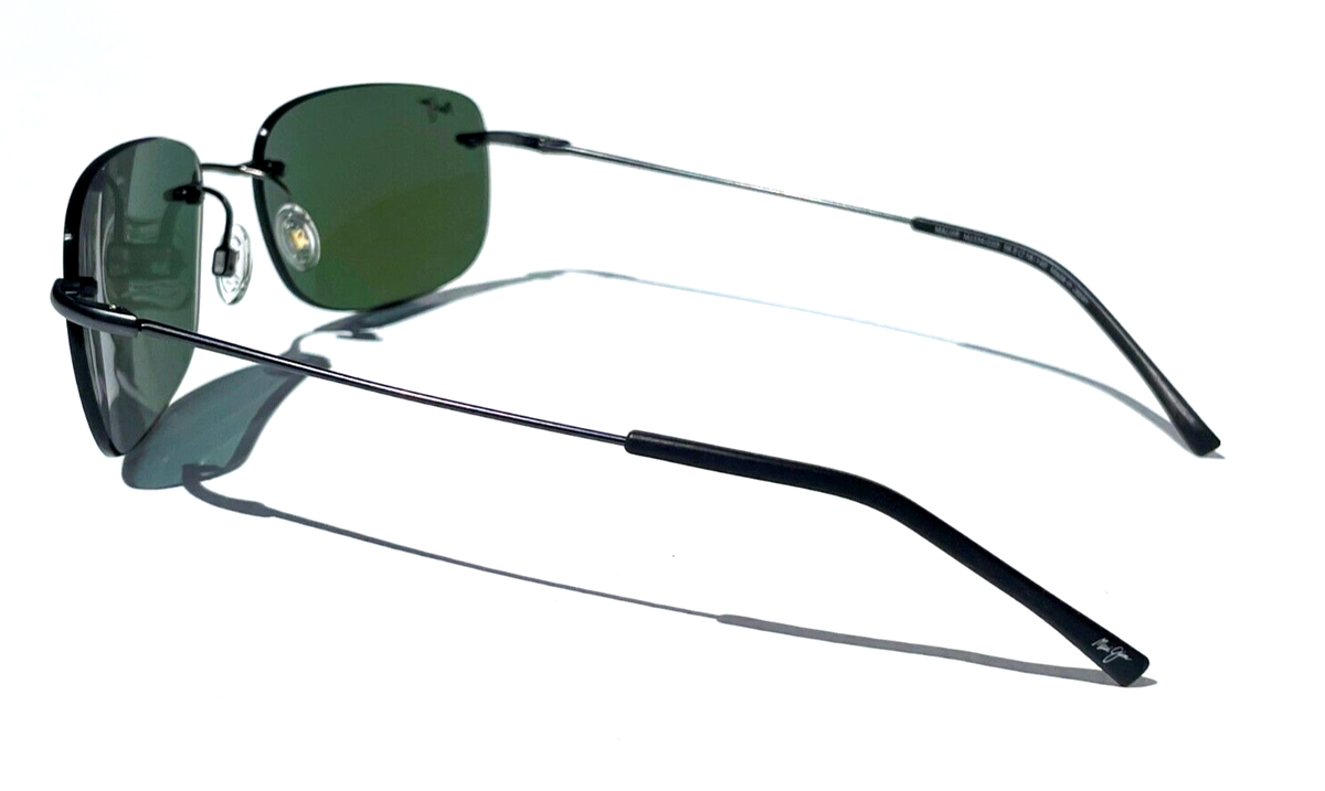 NEW Maui Jim OHAI Gunmetal POLARIZED Blue Hawaii Mirror Lens NEW Maui Jim OHAI Gunmetal POLARIZED Blue Hawaii Mirror Lens