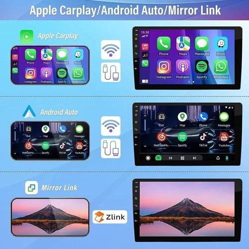 Car Radio Stereo Carplay GPS Navigation For Toyota Tacoma 2016-2022 Tesla Style - Picture 7 of 20