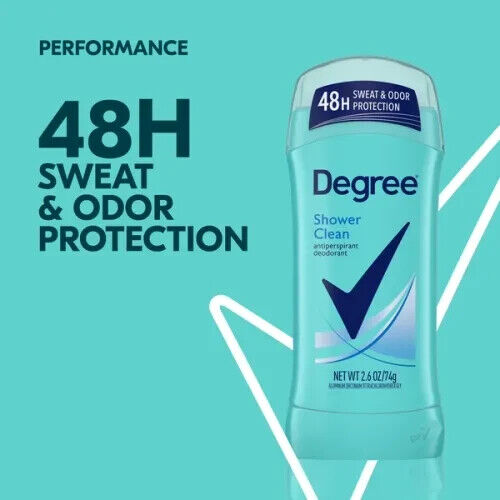 Degree Advanced Antiperspirant Deodorant Shower Clean, 2.60 Ounce (Pack of 3) - Picture 2 of 5