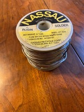 Nassau pure white water rosin solder  spec-7076 