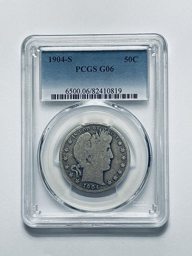 1904-S Barber Half Dollar PCGS G06 - Picture 9 of 12