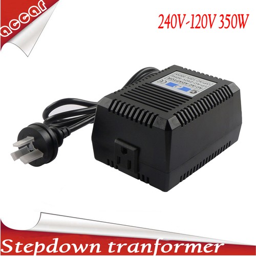110V 350W Sinewave StepDown Transformer Electric Voltage Converter 240V-120V AC - Bild 2 von 4
