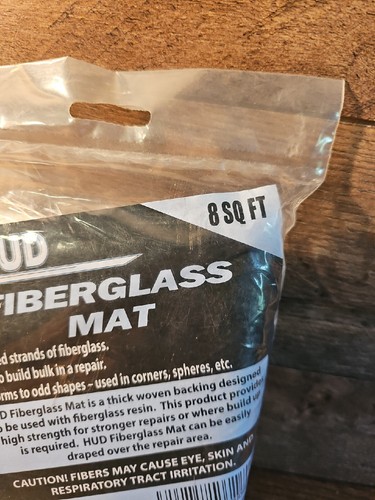 HUD Fiberglass Mat 8 Square Feet. New Factory Sealed Packaging. (B) - Picture 2 of 4