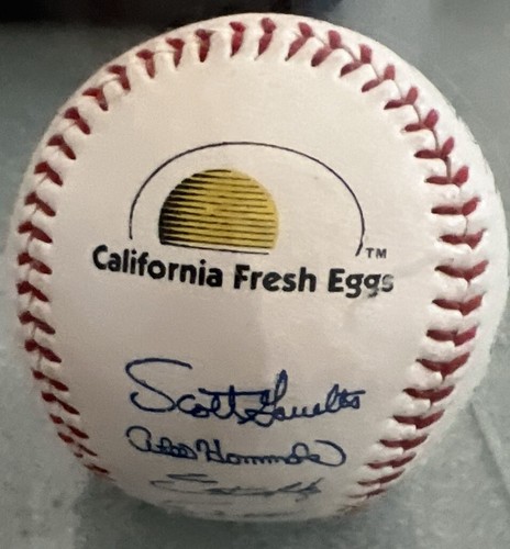 California Fresh Eggs SF Giants Baseball Autographed - Picture 2 of 4
