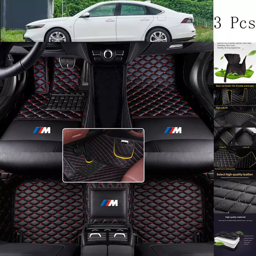 Fit for BMW All Models Car Floor Mats Waterproof Carpets All-weather Front&Rear - Foto 26 di 44
