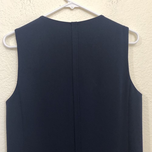 RAG&BONE Womens 4 Button Front Shirt Dress Silk Layer Blue Sleeveless NWOT - Picture 14 of 21
