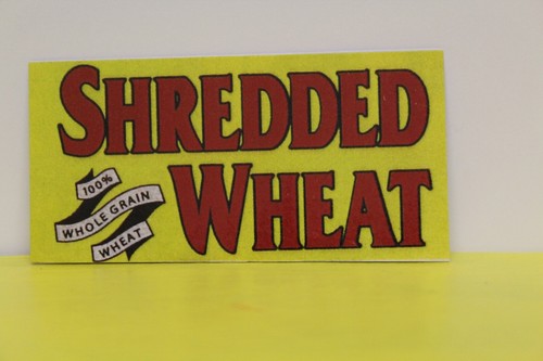 DOLLS HOUSE MINIATURE ( Metal Sign ( SHREDDED WHEAT - 第 1/1 張圖片