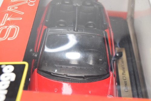 B63 1:24 BBURAGO BURAGO CITROEN C3 PLURAL CONVERTIBLE RED MIB VERY RARE! - Picture 5 of 13