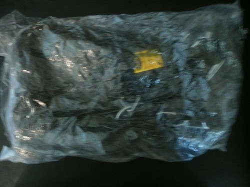 Gatsby supporto nylon con imbottitura in pelle spaccata nero articolo pony #5-281230 - Foto 3 di 3