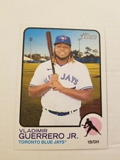2022 Topps Heritage 1973 Oversized Box Topper Vladimir Guerrero Jr #OB-VG 