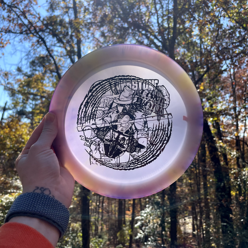 Lone Star Tombstone X OUT Disc Golf Distance Driver Glow kundenspezifischer Farbstoff 173g PDGA TX - Bild 3 von 5