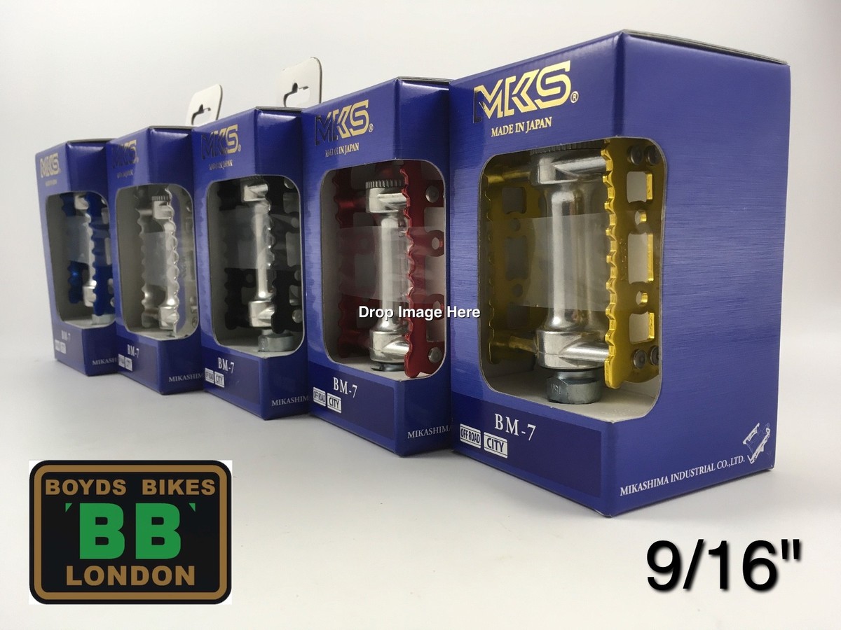 MKS JAPAN BM-7 Blue old school bmx pedal