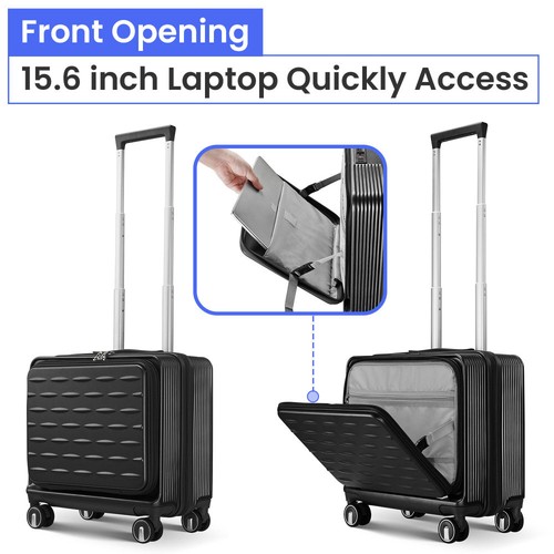 18" Carry On Luggage Set Laptop Interlayer,Travel Suitcase for Women Men,Durable - Picture 26 of 69