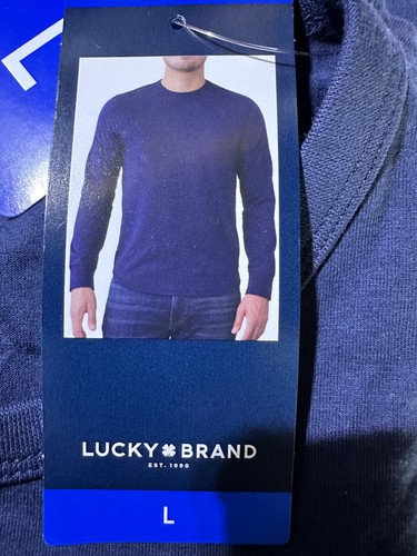 Lucky Brand Men's Long Sleeve Crewneck Shirt - Picture 4 of 12