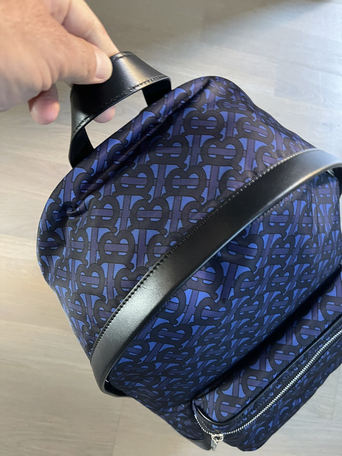 Burberry monogram print  backpack bag rucksack 10… - image 3