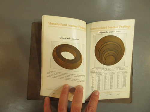 1921 Graton & Knight Mfg Co Leather Packings Trade Catalog - Foto 3 di 3