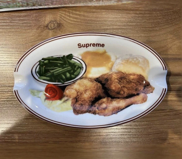 Supreme chicken cheap dinner ashtray
