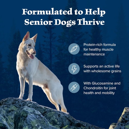High-Protein Natural Senior Dry Dog Food, Chicken Recipe, 13-lb. - Picture 4 of 9