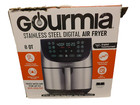Gourmia Stainless Steel Digital Air Fryer 8qt New